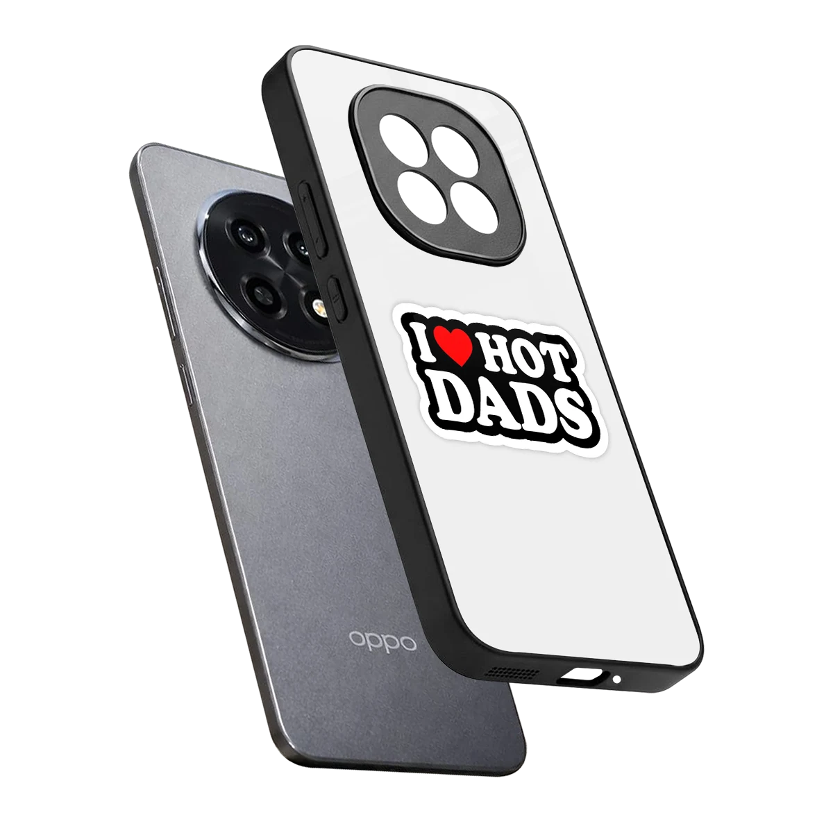 Dad Crush sleek oppo f29 pro 5g cover with tempered glass back and TPU edges