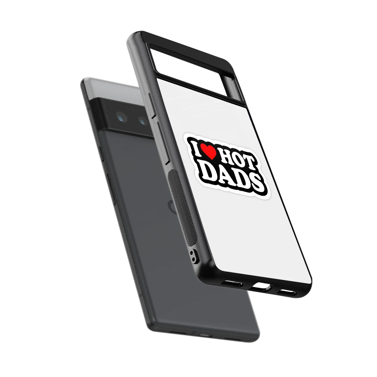 Dad Crush sleek google pixel 6 pro cover with tempered glass back and TPU edges