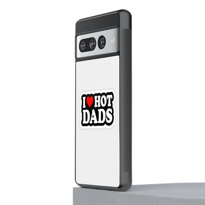 Dad Crush stylish phone case for google pixel 7 pro | glossy glass and slim fit