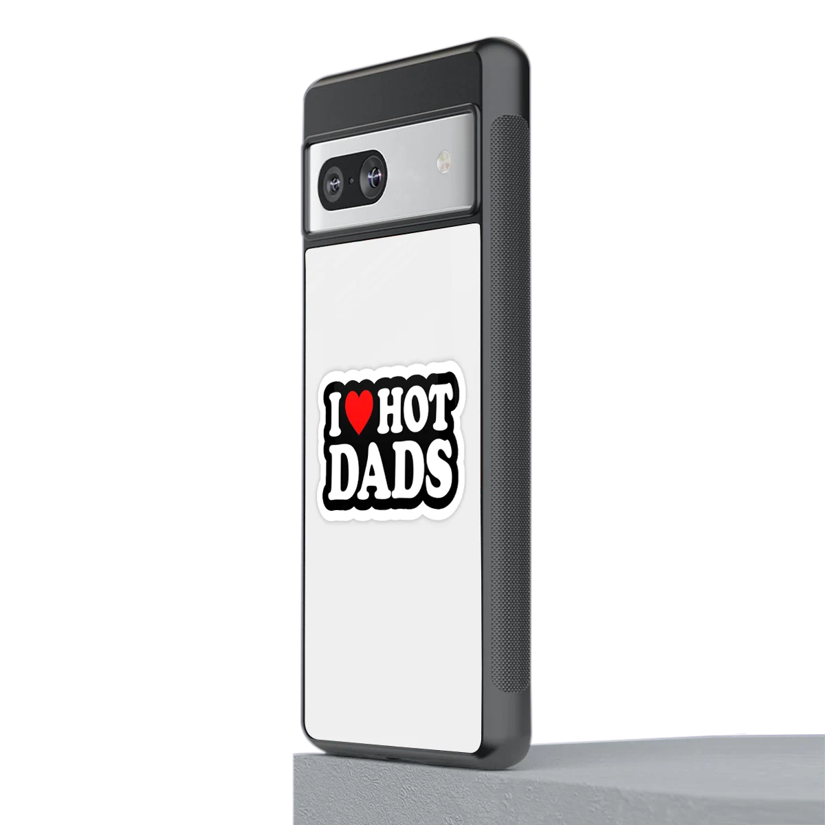 Dad Crush stylish phone case for google pixel 7a | glossy glass and slim fit