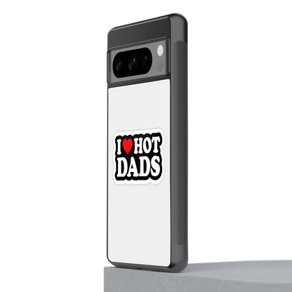 Dad Crush stylish phone case for google pixel 8 pro | glossy glass and slim fit