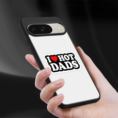 Dad Crush sleek google pixel 9 cover with tempered glass back and TPU edges