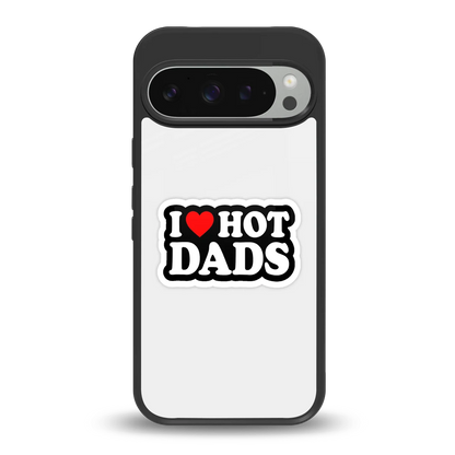 Dad Crush back phone cover | glass case for google pixel 9 pro