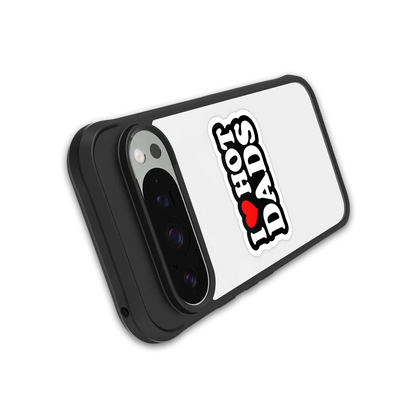 Dad Crush stylish phone case for google pixel 9 pro xl | glossy glass and slim fit