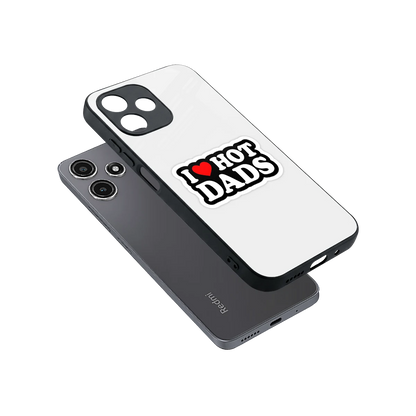 Dad Crush sleek redmi 12 5g cover with tempered glass back and TPU edges