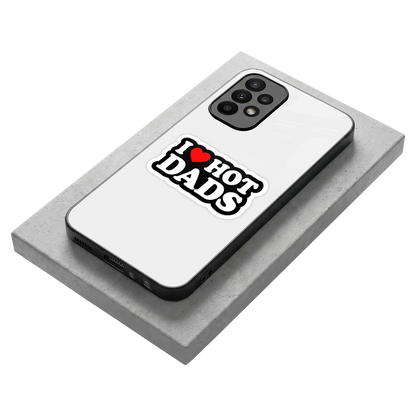 Dad Crush stylish phone case for samsung galaxy a23 | glossy glass and slim fit