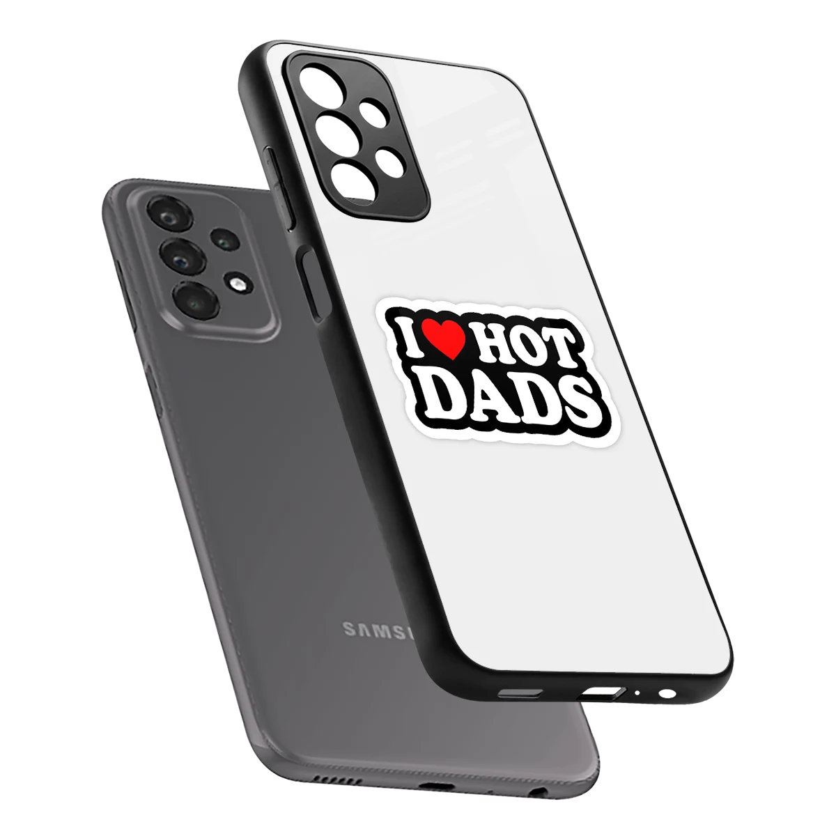 Dad Crush sleek samsung galaxy a23 cover with tempered glass back and TPU edges