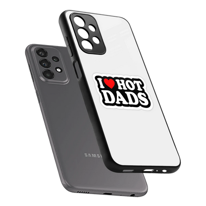 Dad Crush sleek samsung galaxy a23 cover with tempered glass back and TPU edges