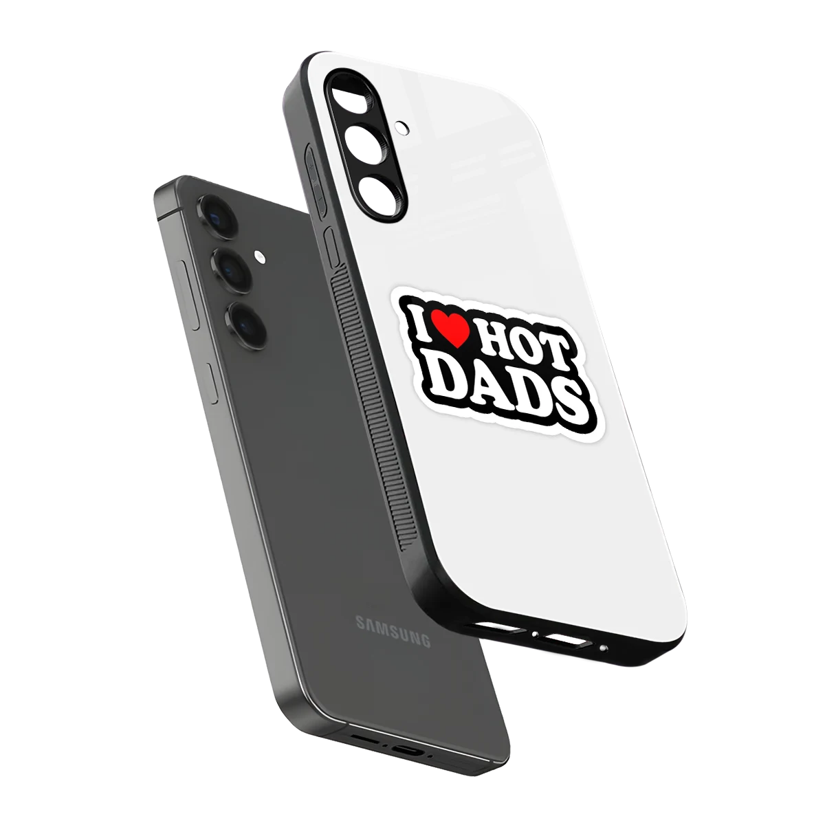 Dad Crush sleek samsung galaxy a55 5g cover with tempered glass back and TPU edges