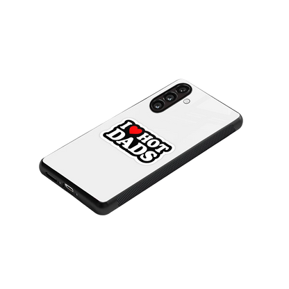 Dad Crush stylish phone case for samsung galaxy a55 5g | glossy glass and slim fit