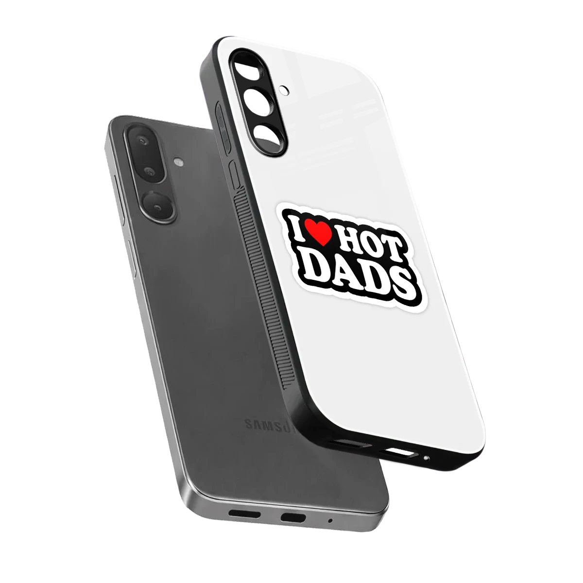 Dad Crush sleek samsung galaxy m36 5g cover with tempered glass back and TPU edges