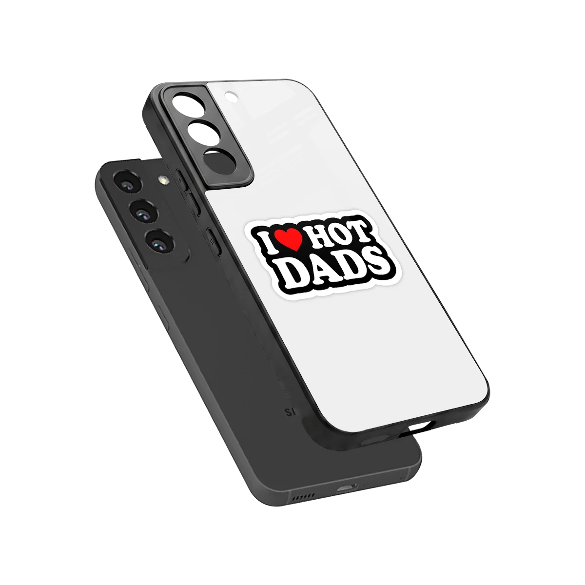 Dad Crush sleek samsung galaxy s22 cover with tempered glass back and TPU edges