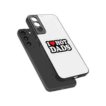 Dad Crush sleek samsung galaxy s22 cover with tempered glass back and TPU edges