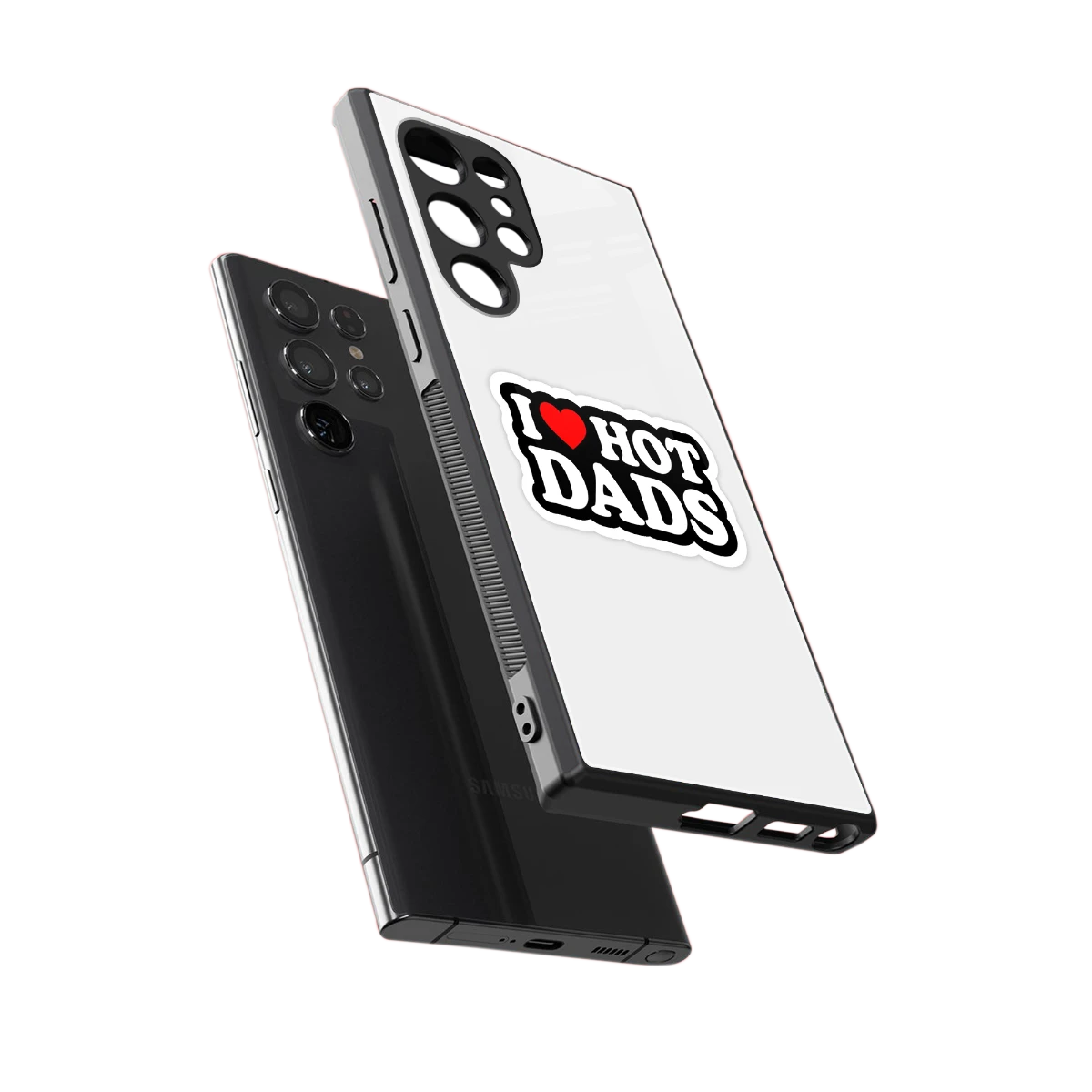 Dad Crush sleek samsung galaxy s23 ultra cover with tempered glass back and TPU edges