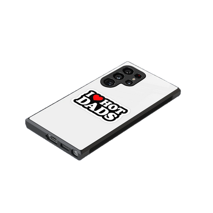 Dad Crush stylish phone case for samsung galaxy s23 ultra | glossy glass and slim fit