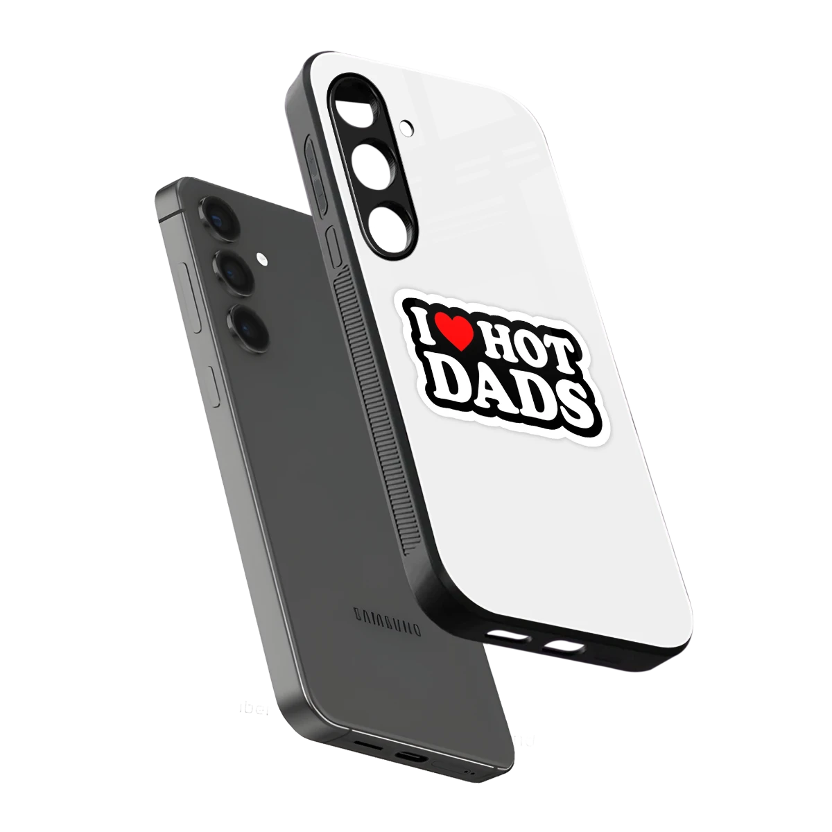 Dad Crush sleek samsung galaxy s24 cover with tempered glass back and TPU edges