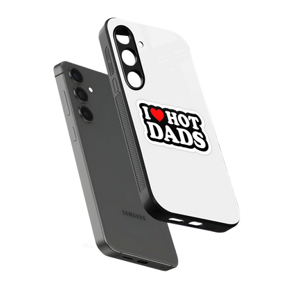 Dad Crush sleek samsung galaxy s24 cover with tempered glass back and TPU edges
