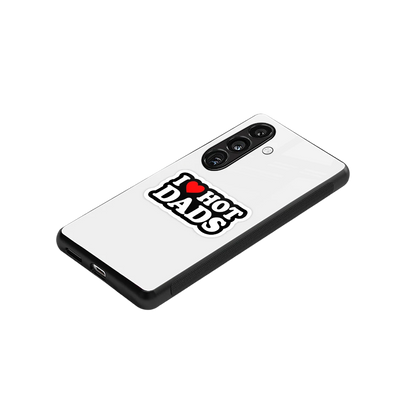 Dad Crush stylish phone case for samsung galaxy s26 | glossy glass and slim fit