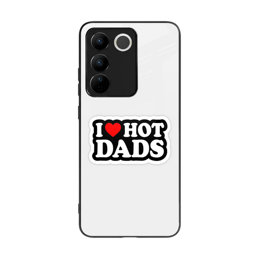Dad Crush back phone cover | glass case for vivo v27 5g