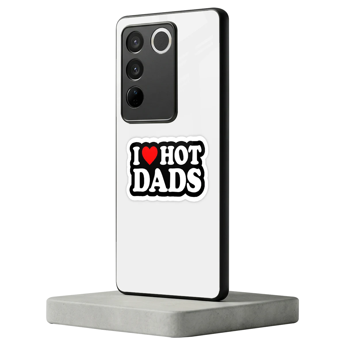 Dad Crush vivo v27 5g mobile cover | shockproof glass phone case