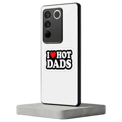 Dad Crush vivo v27 5g mobile cover | shockproof glass phone case