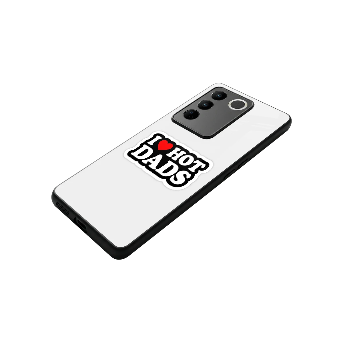 Dad Crush stylish phone case for vivo v27 5g | glossy glass and slim fit