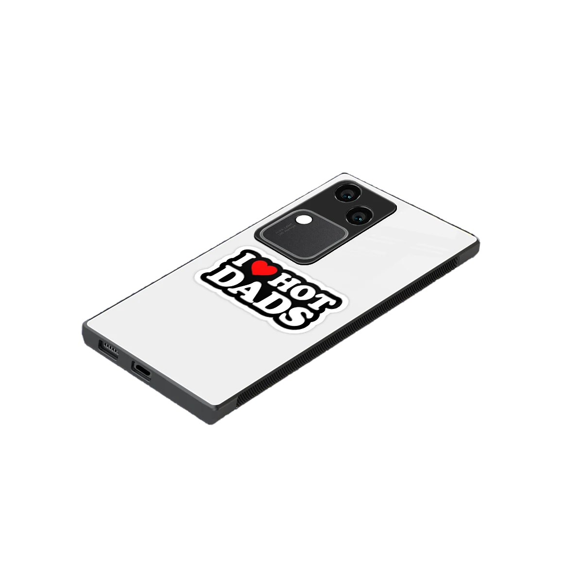 Dad Crush stylish phone case for vivo v30 | glossy glass and slim fit
