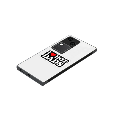 Dad Crush stylish phone case for vivo v30 | glossy glass and slim fit