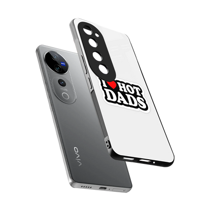 Dad Crush sleek vivo v40 pro cover with tempered glass back and TPU edges