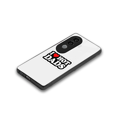 Dad Crush stylish phone case for vivo v40e | glossy glass and slim fit