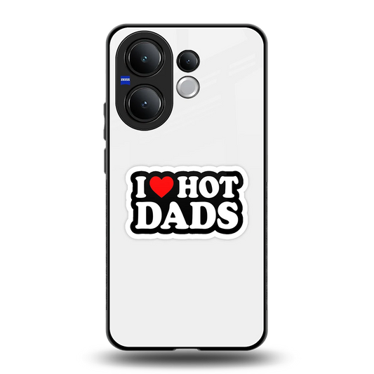 Dad Crush back phone cover | glass case for vivo v60