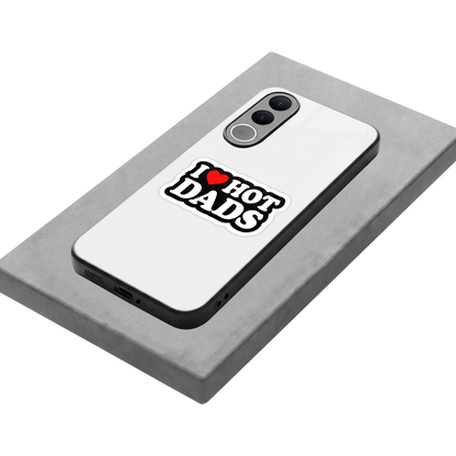 Dad Crush stylish phone case for vivo v70 fe | glossy glass and slim fit