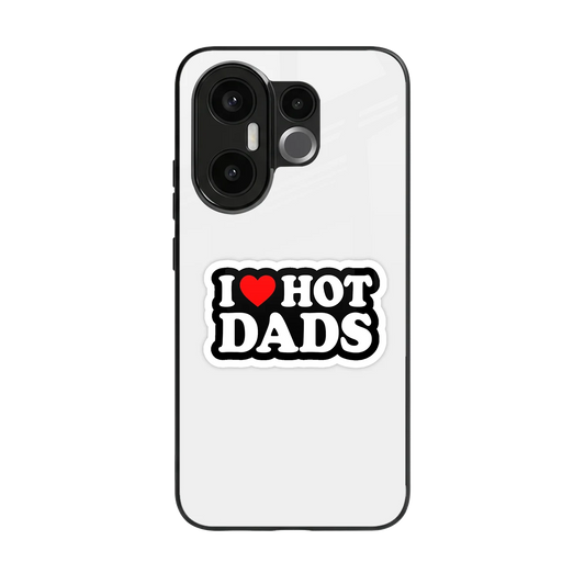 Dad Crush back phone cover | glass case for vivo x200 fe