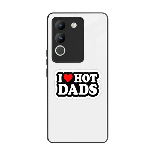 Dad Crush back phone cover | glass case for vivo y200 5g