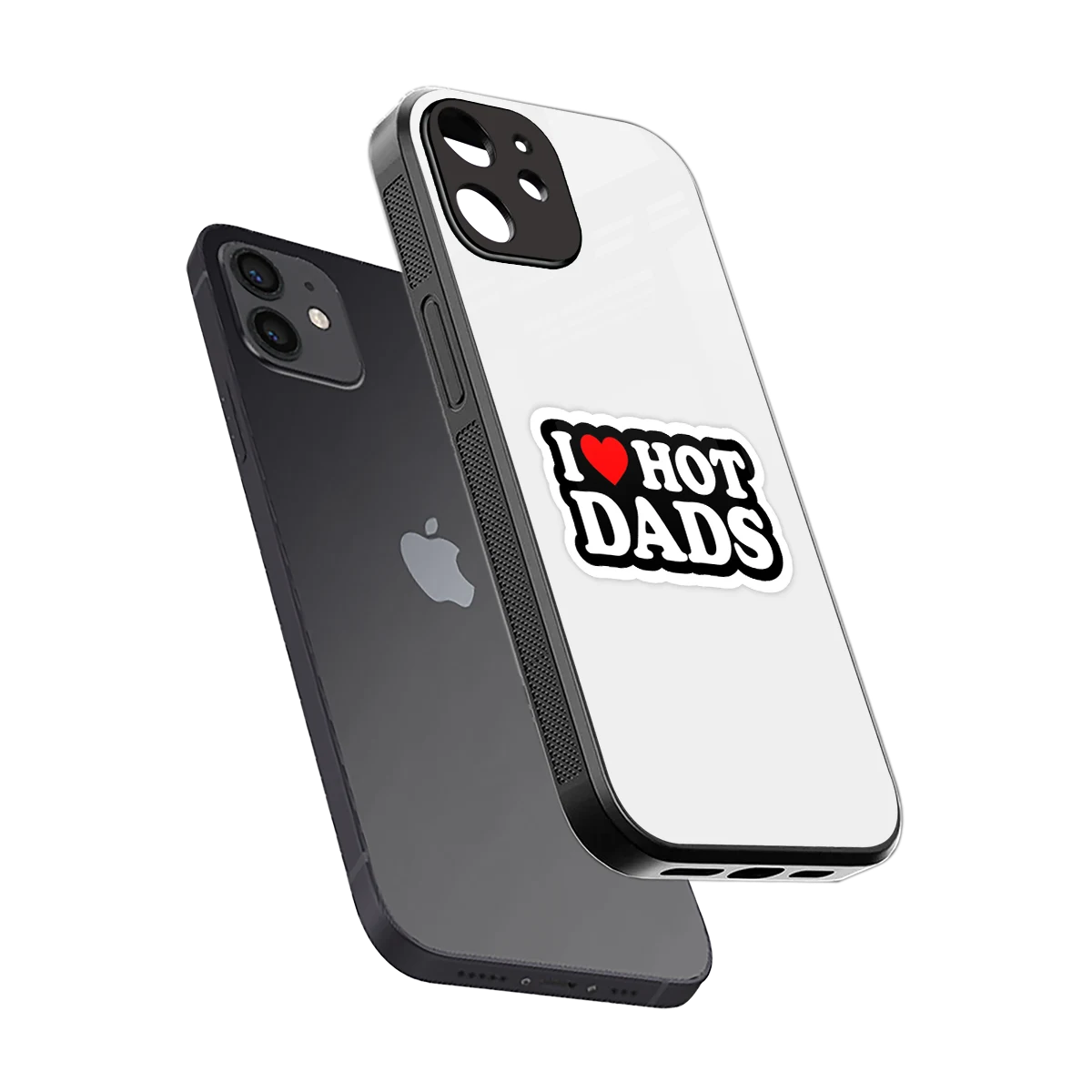 Dad Crush sleek iphone 12 cover with tempered glass back and TPU edges