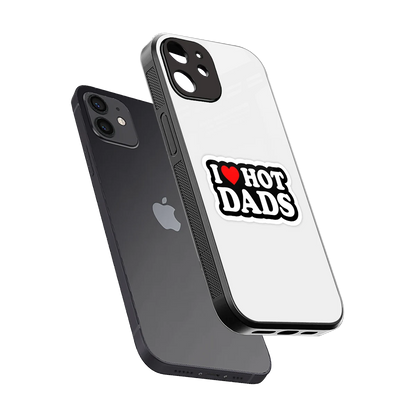 Dad Crush sleek iphone 11 cover with tempered glass back and TPU edges