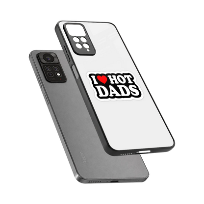 Dad Crush sleek redmi note 11 pro cover with tempered glass back and TPU edges