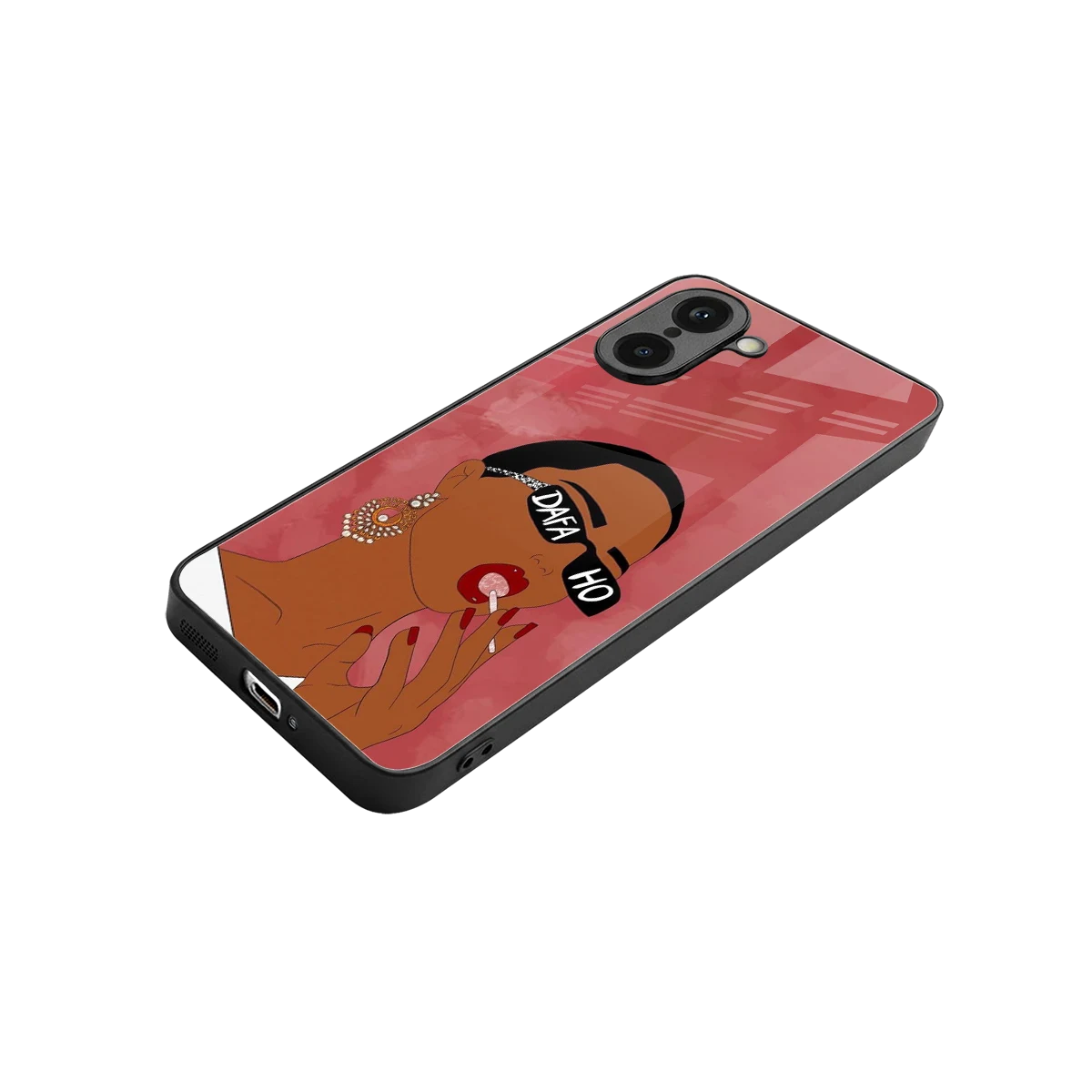 Dafa Ho stylish phone case for oneplus nord ce5 5g | glossy glass and slim fit
