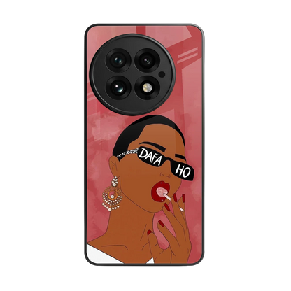 Dafa Ho back phone cover | glass case for oneplus 13