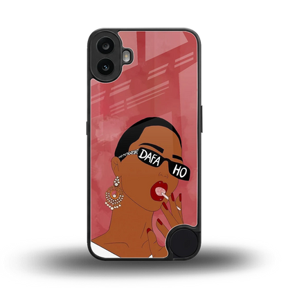 Dafa Ho back phone cover | glass case for cmf nothing phone 1