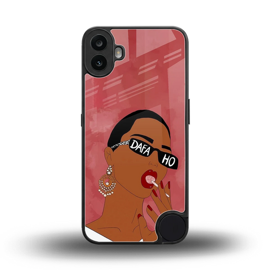 Dafa Ho back phone cover | glass case for cmf nothing phone 1