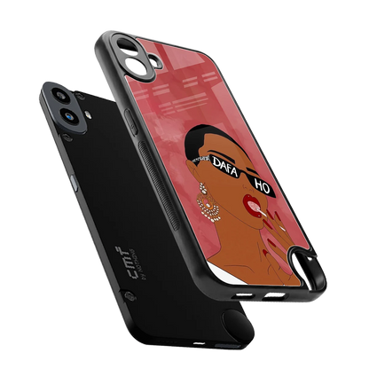 Dafa Ho sleek cmf nothing phone 1 cover with tempered glass back and TPU edges