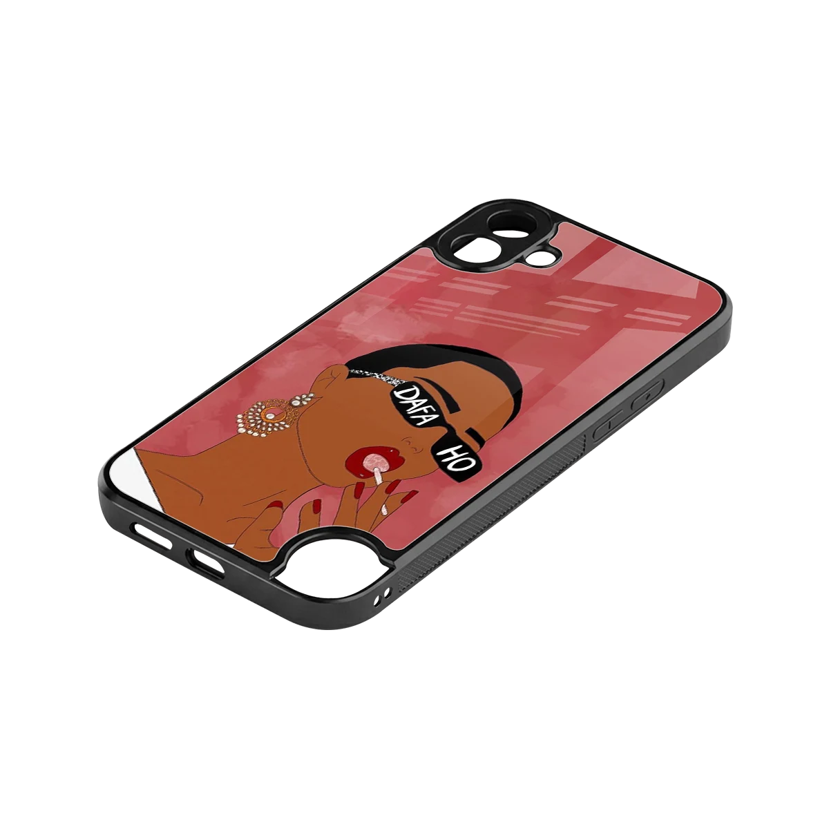 Dafa Ho stylish phone case for cmf nothing phone 1 | glossy glass and slim fit