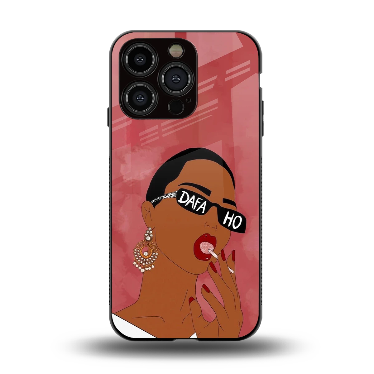 Dafa Ho back phone cover | glass case for iphone 13 pro