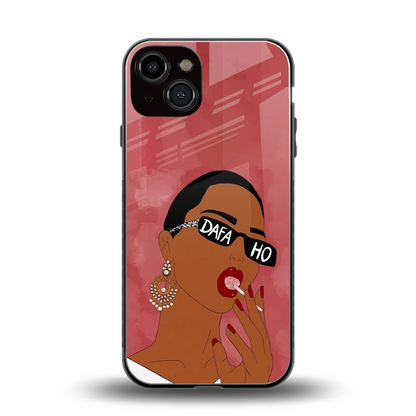 Dafa Ho back phone cover | glass case for iphone 14