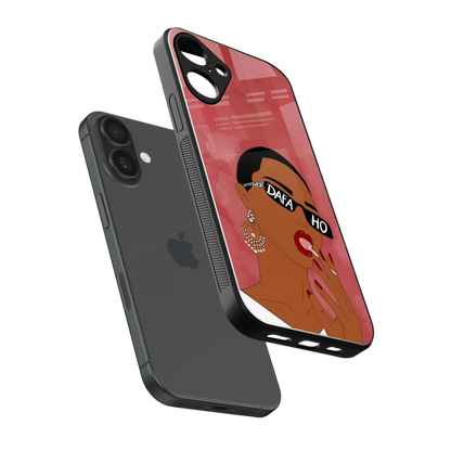 Dafa Ho sleek iphone 16 plus cover with tempered glass back and TPU edges