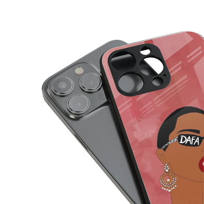 Dafa Ho stylish phone case for iphone 13 | glossy glass and slim fit