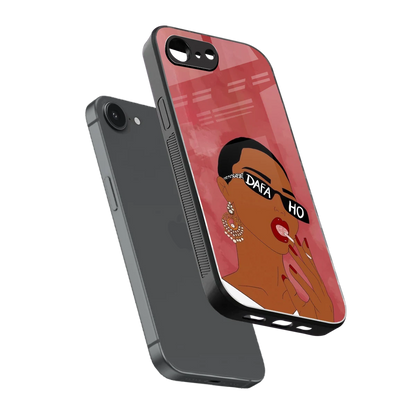 Dafa Ho sleek iphone 16e cover with tempered glass back and TPU edges