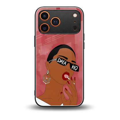 Dafa Ho back phone cover | glass case for iphone 17 pro max