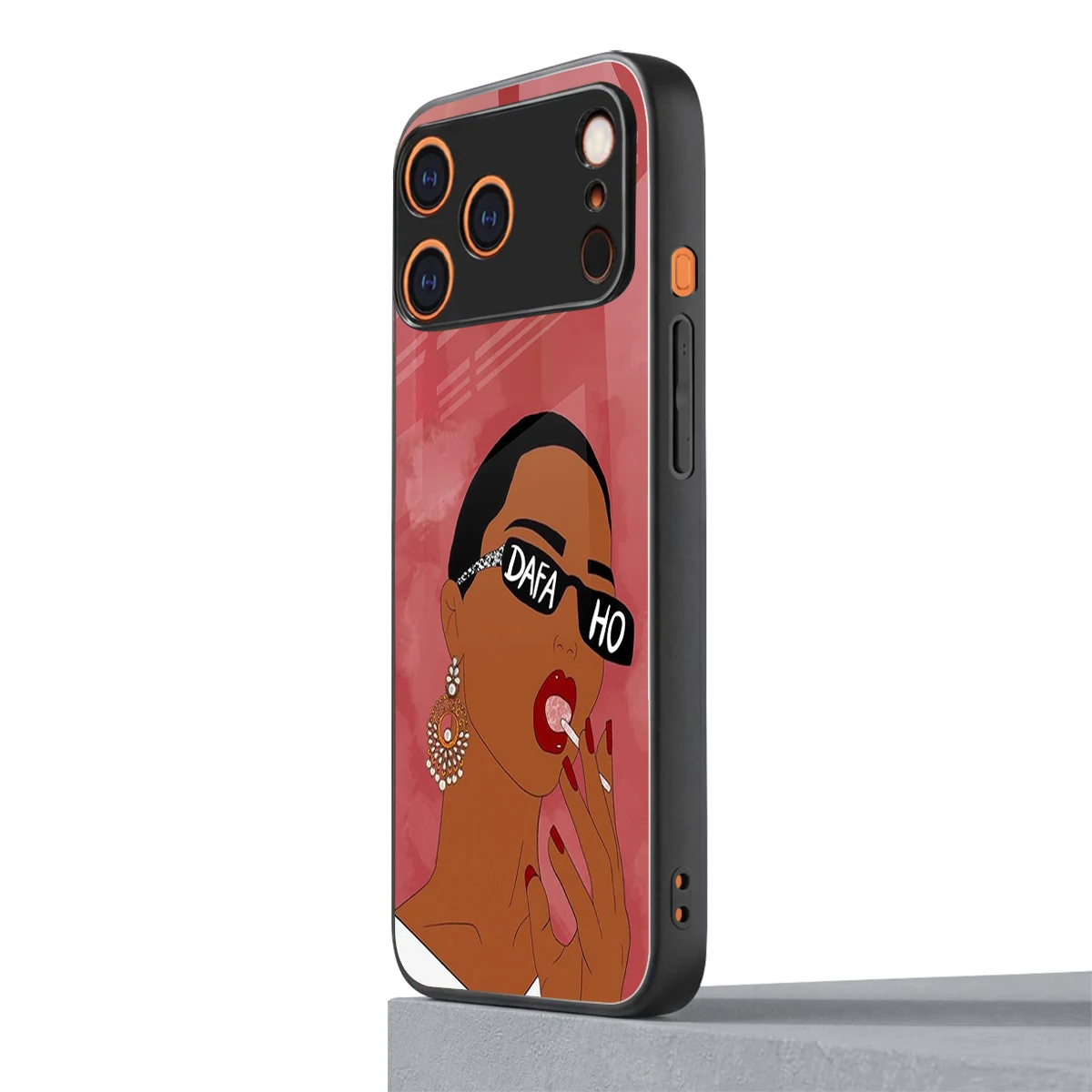 Dafa Ho iphone 17 pro max mobile cover | shockproof glass phone case